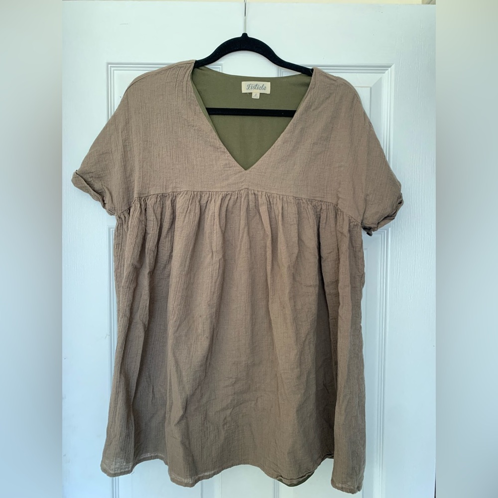 Listicle babydoll dress